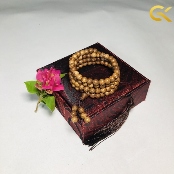 Chuỗi trầm hương 108 hạt tốc 6li
